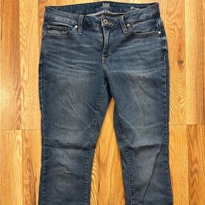 a.n.a Dark Blue Skinny Jeans for Women